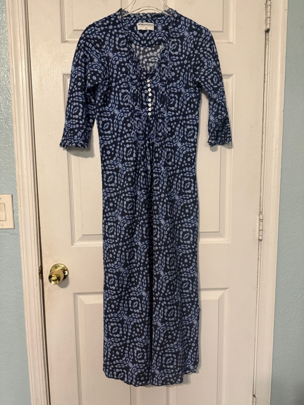 Oneseason Australia Kyoto Long Poppy Dress Kaftan Size XS - Picture 4 of 9